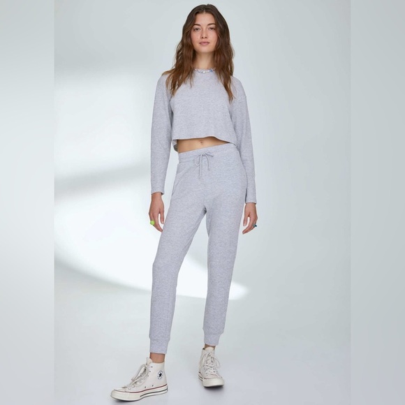 Sunday Best Pants - Aritzia Sunday Best Baby Waffle Jogger Rocky Grey Size XS, See Photos For Color